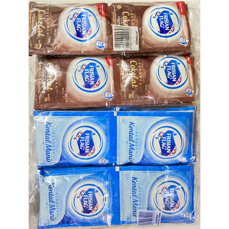 

1 RENCENG SUSU ISI 6 SACHET/ SUSU BENDERA/ FRISIAN FLAG/ SUSU SACHET/ COKELAT/ KENTAL MANIS/ PUTIH