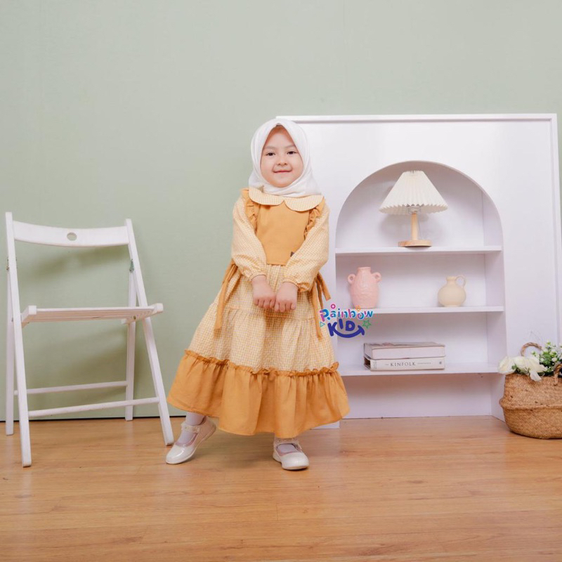 LOLITA GAMIS ANAK MUSLIMAH MOTIF FAVORITE ROMPI