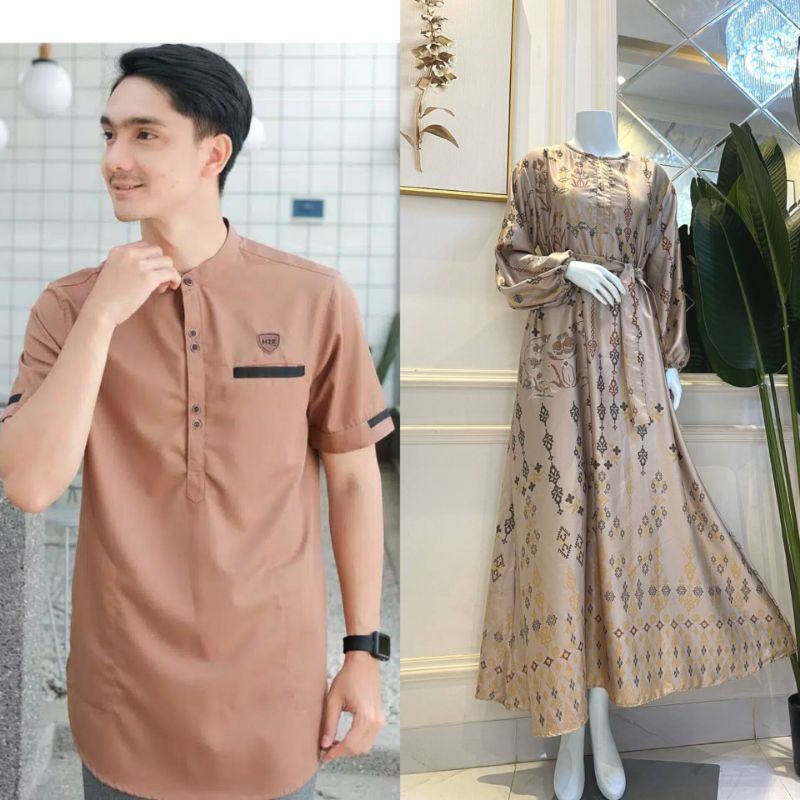 COUPLE GAMIS RAYA TERBARU 2023 DIORSILK