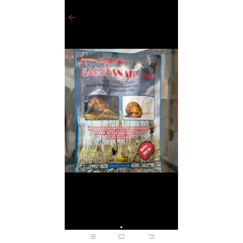 Moluskisida Sagri Snail 63/10 WP 100 gram