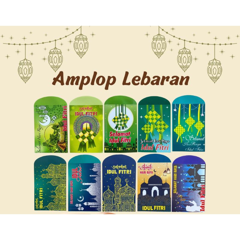 

AMPLOP/ANGPAO LEBARAN TERBARU LIPAT PREMIUM