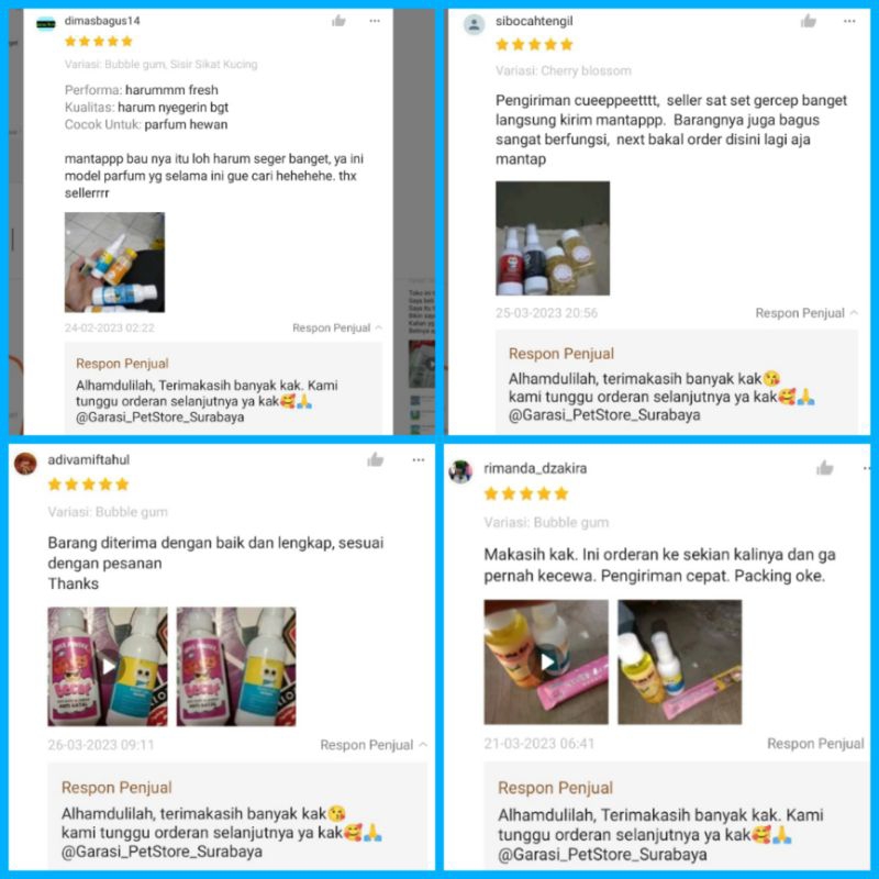 GPSS- Parfum Kucing Anjing Kelinci Musang Hamster Marmut 60ml Wangi Tahan Lama Pelembut Bulu Parfum Anjing Parfum Kelinci Parfum Musang Olive Care Parfum Grooming Parfum Hewan Parfum Kucing Anti Kutu Parfum Kitten