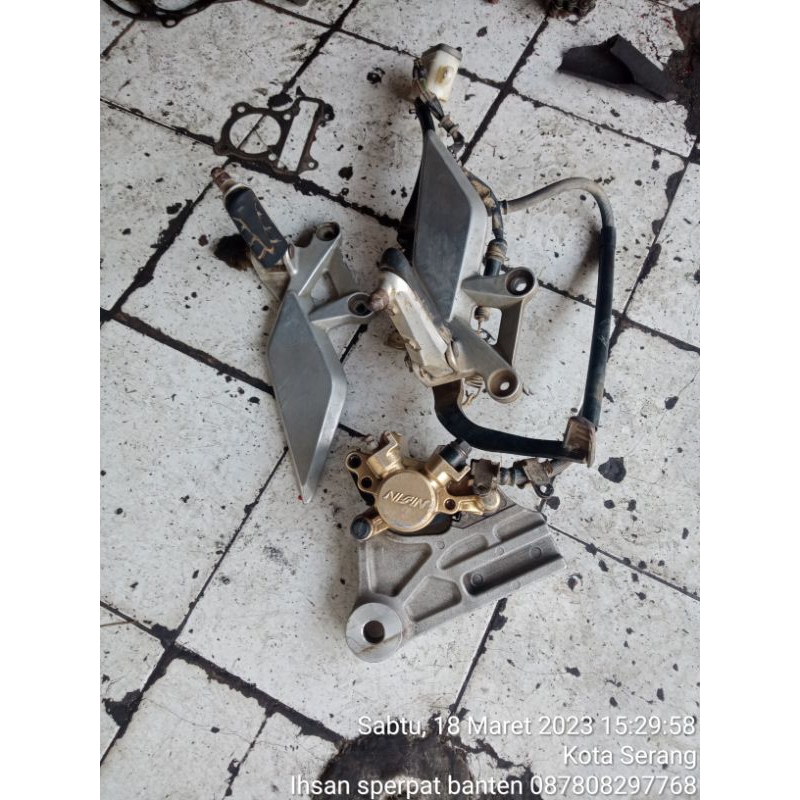 postep set pengereman belakang tanpa disk CB150R old