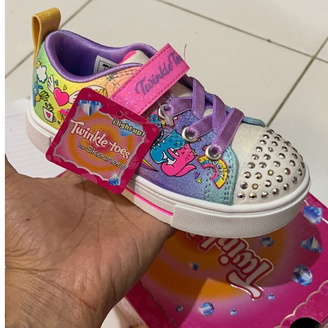 SEPATU ANAK SKECHERS TWINKLE SPARKS GIRLS ORIGINAL SPORT STATION