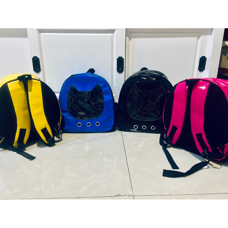 GRATIS TALI TUNTUN Tas muka kepala kucing anjing Ransel carrier pet cargo transparan murah model simple kelinci Doggy Puppy slempang gendongan gendong hewan astronot