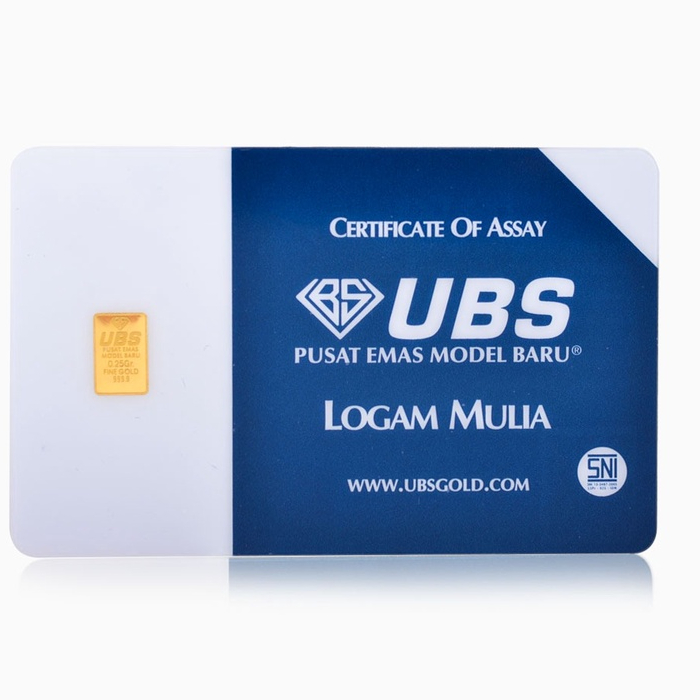 0.25 Gram UBS terbaru CT