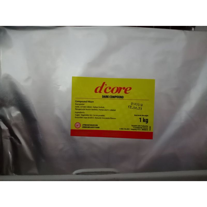 

Coklat Batang D'core Dark Compound 1kg