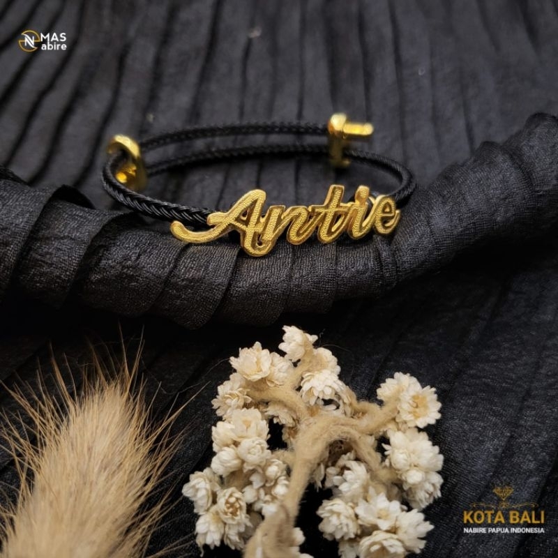 Gelang Pandora nama 3 Gram 875% & 999%