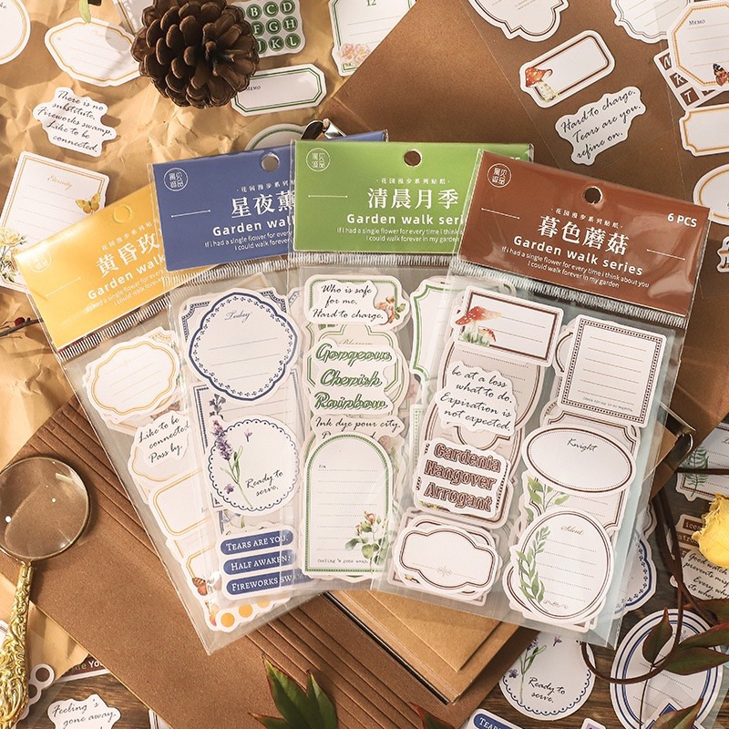 

Sticker Sheet Aesthetic journalling vintage retro