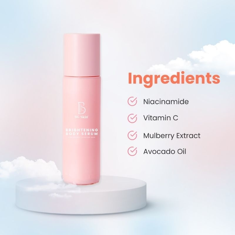 BG SKIN BRIGHTENING BODY SERUM | BEAUTY GLOW SKINCARE BODY LOTION MALAM
