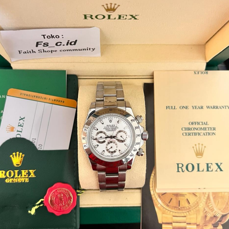 BEST SELLER JAM TANGAN ROLEX COWOK MEWAH JAM PRIA AUTOMATIC KOMPLIT BOX ORIGINAL