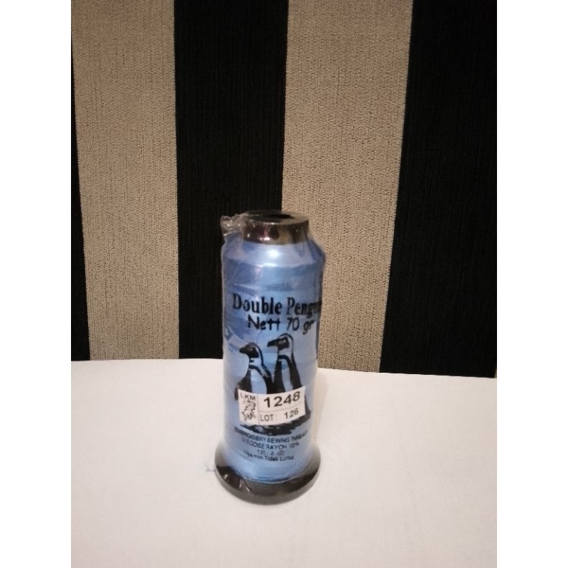 HARGA SATUAN || BENANG BORDIR DOUBLE PENGUIN RAYON 70GRAM