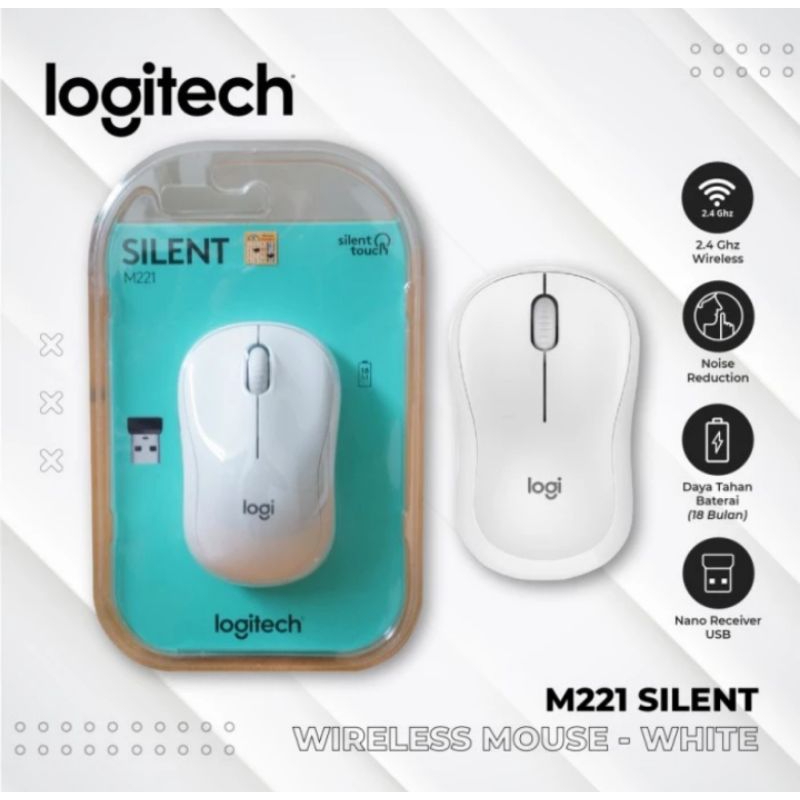 Logitech Mouse M221 Silent Wireless