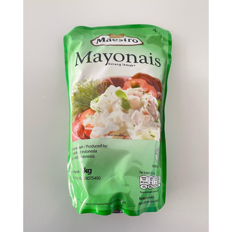 

Maestro mayonais kurang lemak 1 kg