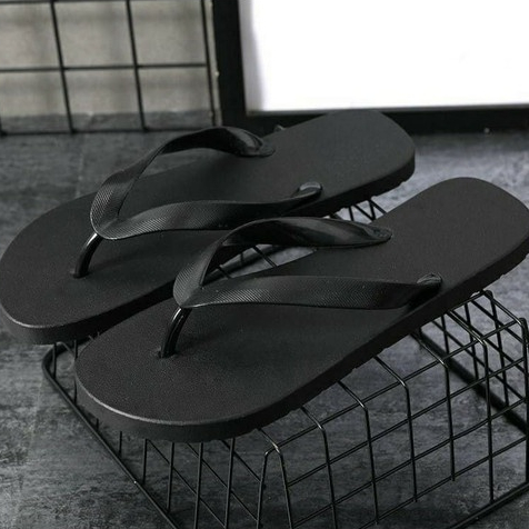 SANDAL JEPIT POLOS PRIA HITAM / SANDAL JEPIT MURAH