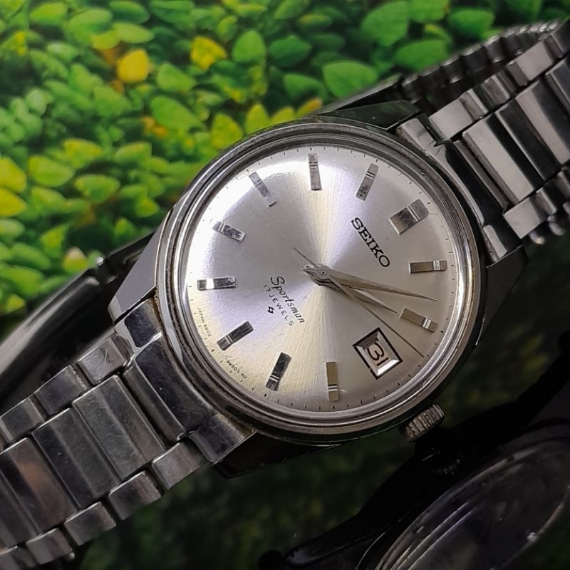 Jam tangan Vintage Rare Seiko sportsman 17 jewels 6602 9982