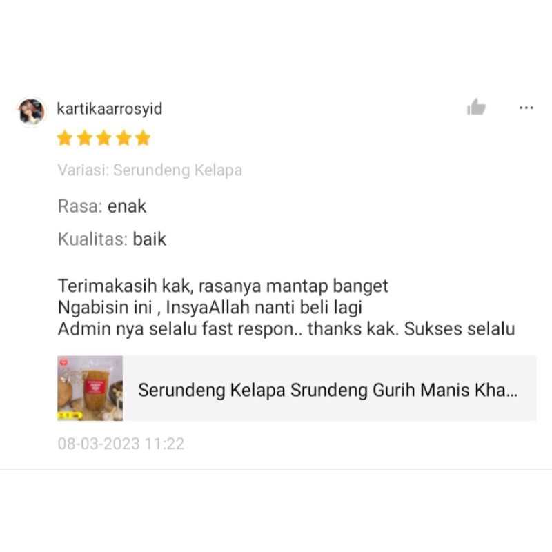 

2Xbtygneal Sakha Snack ) Serundeng Kelapa Srundeng Gurih Manis Khas Ponorogo Original Halal Tanpa