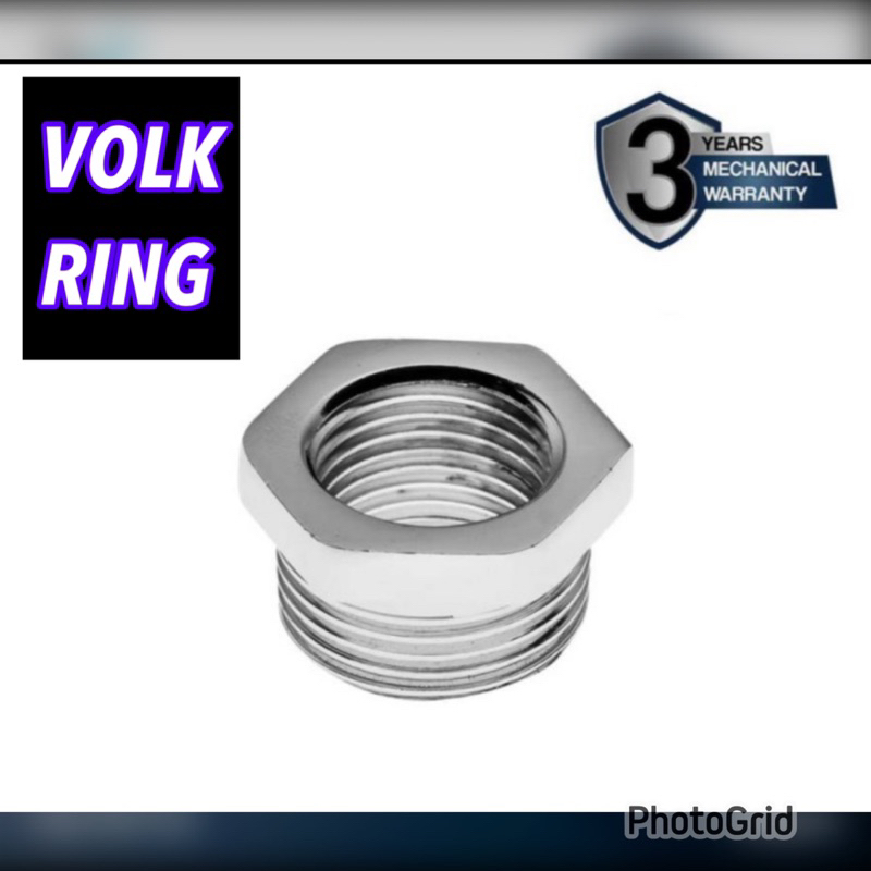 Nepel Volk Ring 3/4” M x 1/2” F/ Sambungan Keran Kran Air/ Sok Keran Kran Stainless