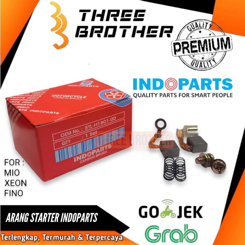 Areng arang stater starter mio xeon fino karbu indoparts