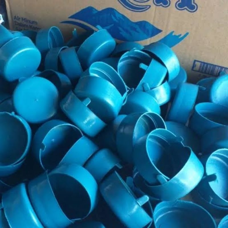 ( ISI 500PCS ) TUTUP BOTOL AQUA GALON ISI ULANG TEBAL KUAT DAN BERKUALITAS