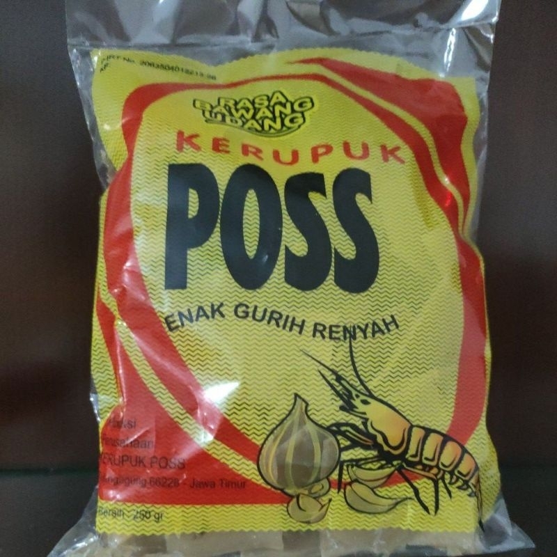 

krupuk poss mentah 250gr