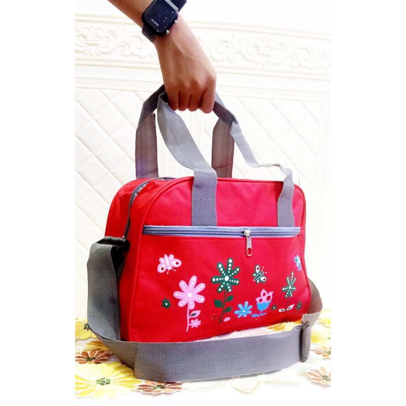 Tas selempang Anak tas Poppy Bag Tas Bekal Makan Tas Travel Tas Travel Bag Tas Pakaian Serbaguna