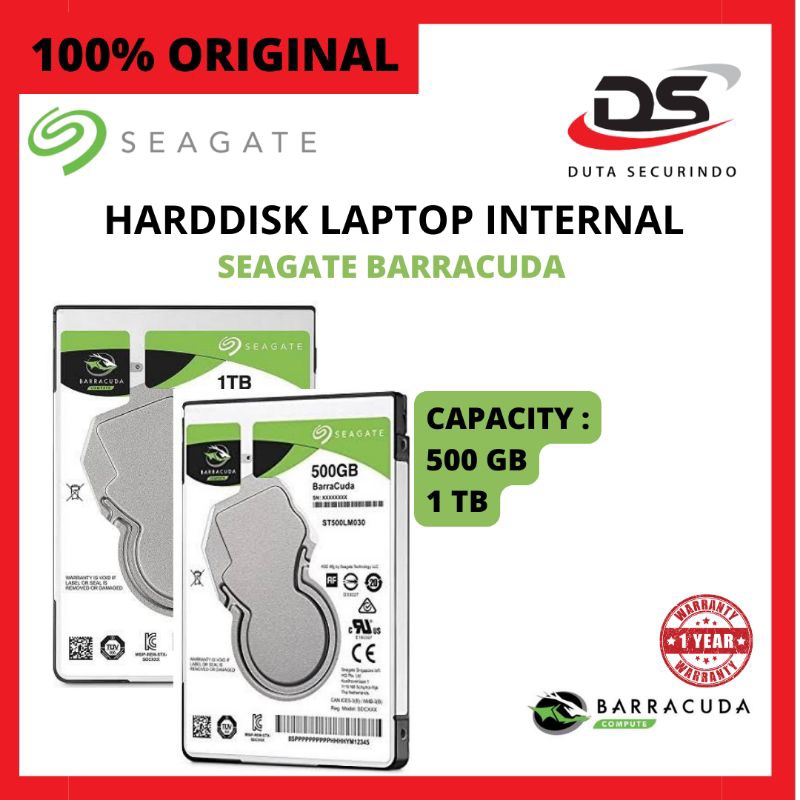 Hard Disk LAPTOP INTERNAL SEAGATE BARRACUDA 500GB 1TB ORIGINAL