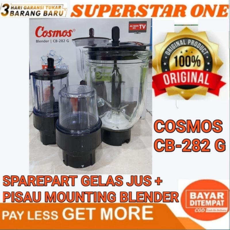 Cosmos Sparepart Gelas jus+Pisau Mounting CB-282 G CB 282 G