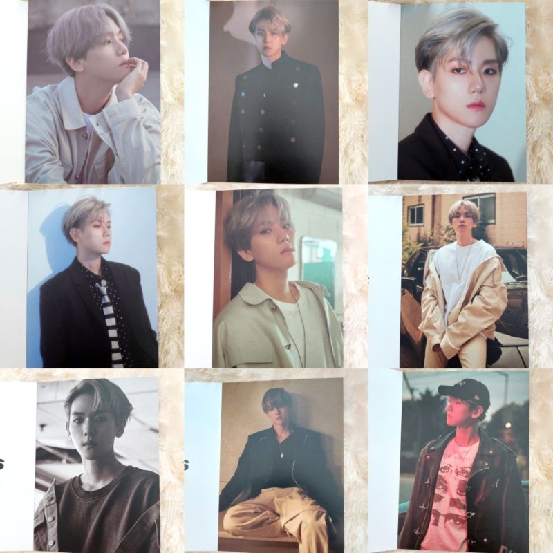 EXO BAEKHYUN CITY LIGHTS POSTCARDBOOK POSTCARD PC