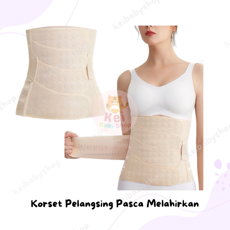 Korset Ibu Melahirkan M L XL 2XL 3XL 4XL / Korset Pengecil Perut Pasca Melahirkan / Stagen Ibu Melahirkan