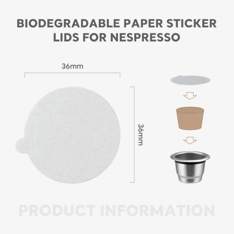 iCafilas Tutup Kertas Paper Lid Biodegradable for Capsule Nespresso - UE2235