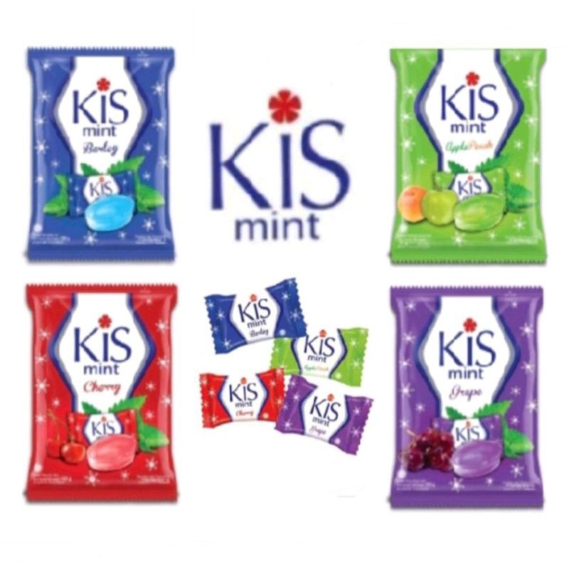 

Permen Kiss Mint Isi 50 Butir 125Gr - Kis Barley - Kis Cherry - Kis Grape - Kis Apple