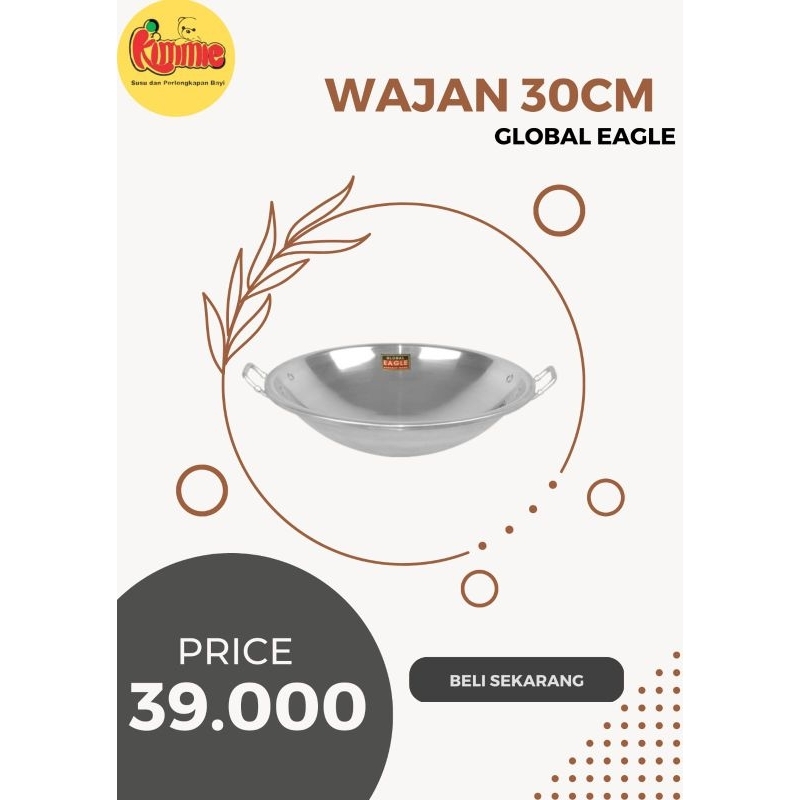 Wajan 30cm Global Eagle