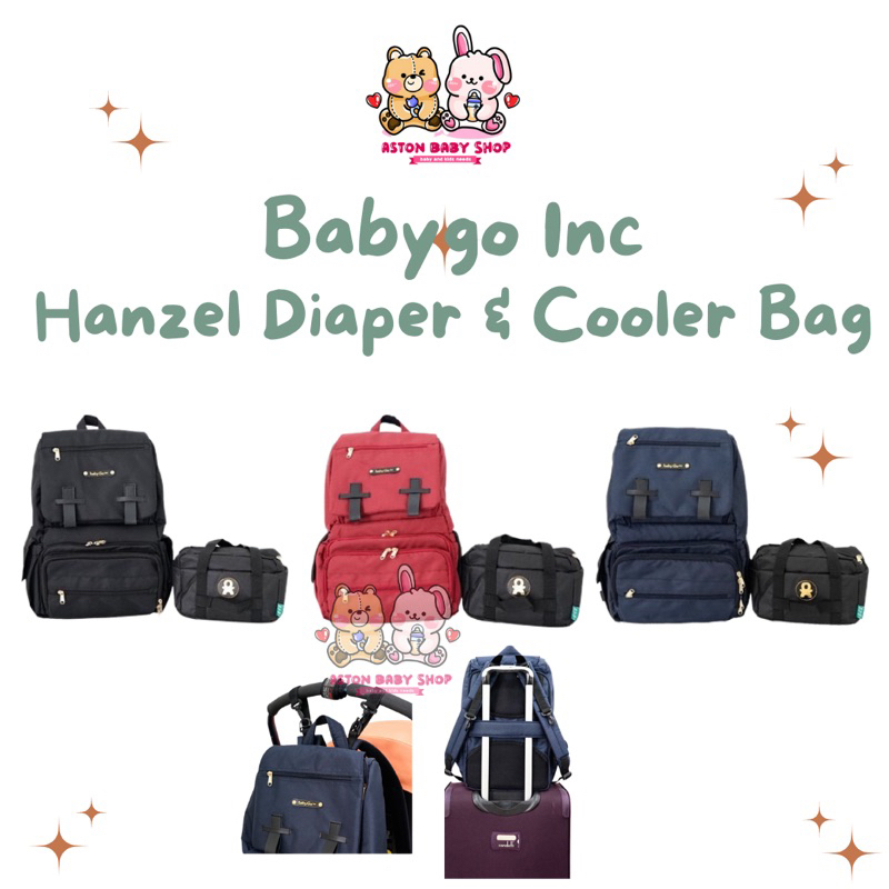 Babygo inc Hanzel Cooler Bag Diaper Bag Baby go inc Hanzel Backpack Tas popok bayi