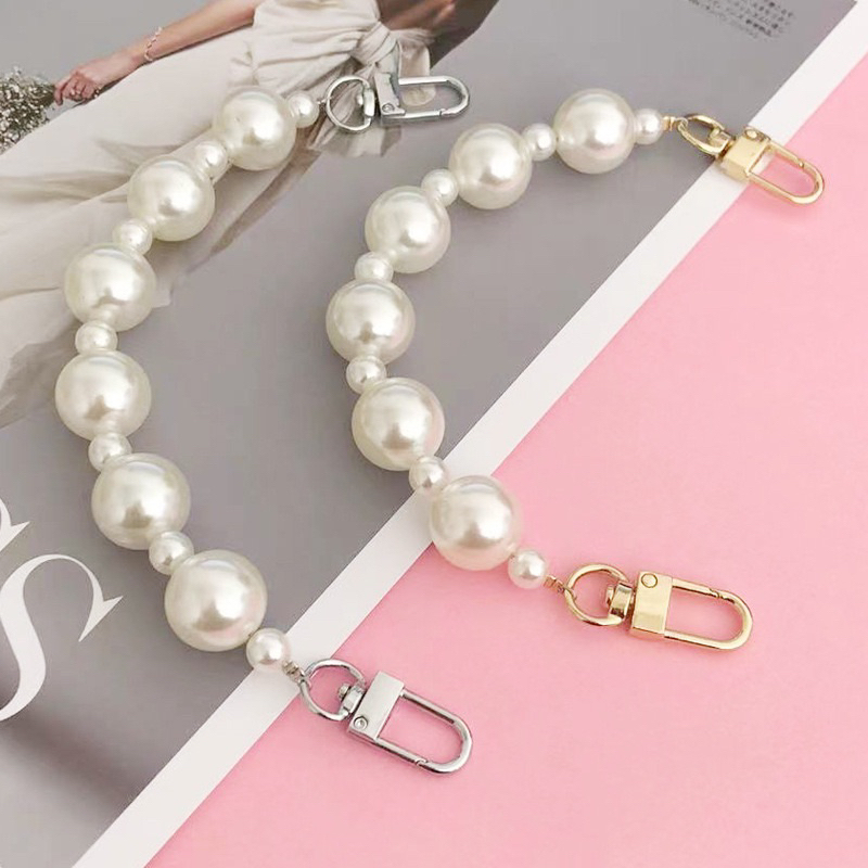 Chain Bag / Phone Charm Pearls Korean Style (GANTUNGAN HP BISA DI LEPAS PASANG)