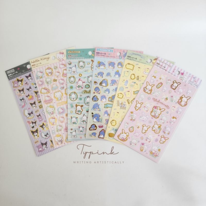 

STICKER IMPORT ANAK LUCU SANRIO KUROMI TUXEDO HELLO KITTY POCHACCO STIKER JAPAN