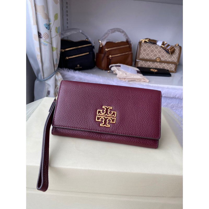 TB Britten Flap Wallet Claret