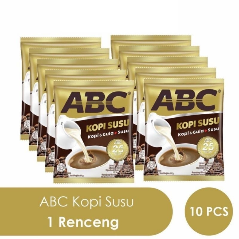 

KOPI ABC kopi susu sachet 30gram RENCENG (ISI 10)