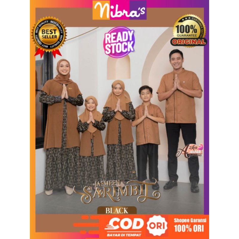 SARIMBIT JASMEEN NIBRAS / SARIMBIT NIBRAS TERBARU 2023 / SARIMBIT KELUARGA 2023 / BAJU COUPLE KELUAR