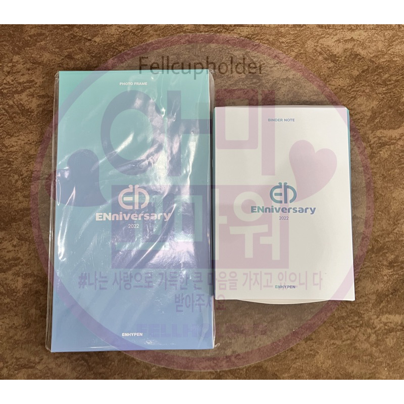 {READY STOCK} ENHYPEN 2ND ANNIVERSARY PHOTO FRAME & BINDER NOTE SEALED
