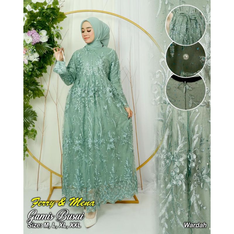 KEBAYA ORIGINAL // GAMIS TILLE BUSUI PREMIUM // BAHAN TILLE BORDIR PREMIUM FULL // SERAGAMAN KELUARGA // BAJU PESTA LAMARAN // KEBAYA WISUDA // BAJU LEBARAN // KEBAYA MODERN // By Ferry Mena