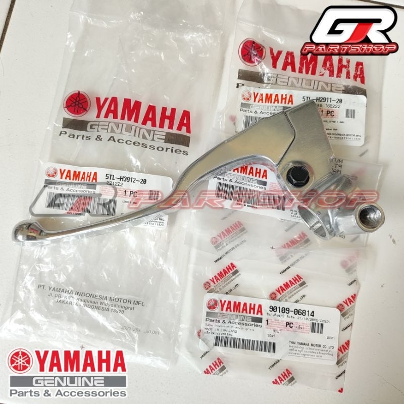 handle rem belakang set + rumah, baut, mur mio sporty smile soul ori ygp original yamaha handel hendel rem set