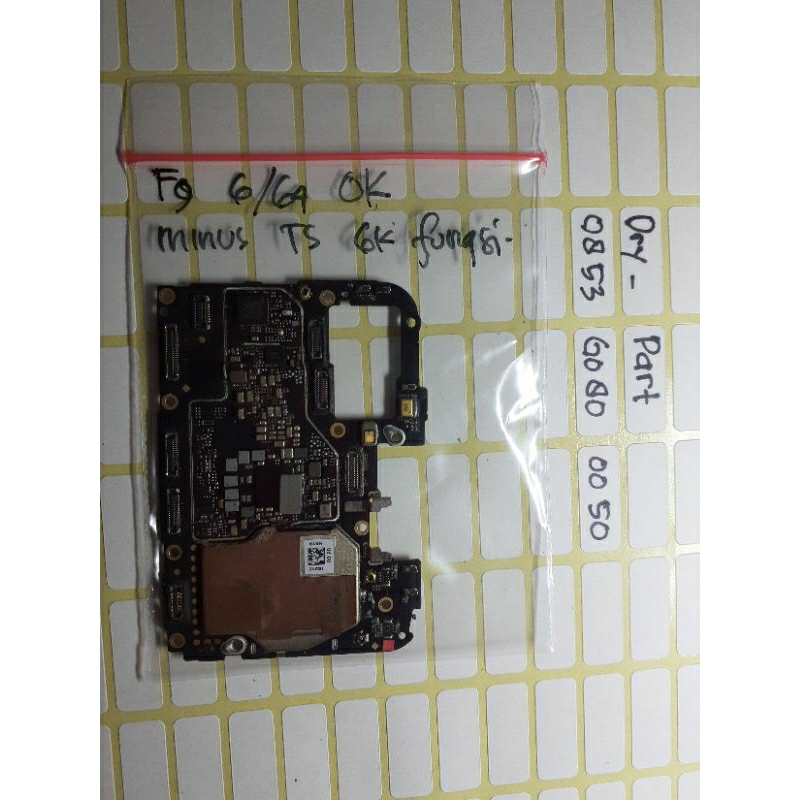 mesin board oppo f9 ram 6/64 minus