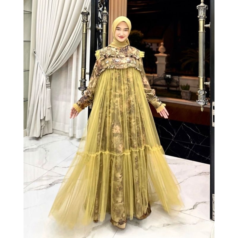 DRESS TILE FLOWER MEWAH