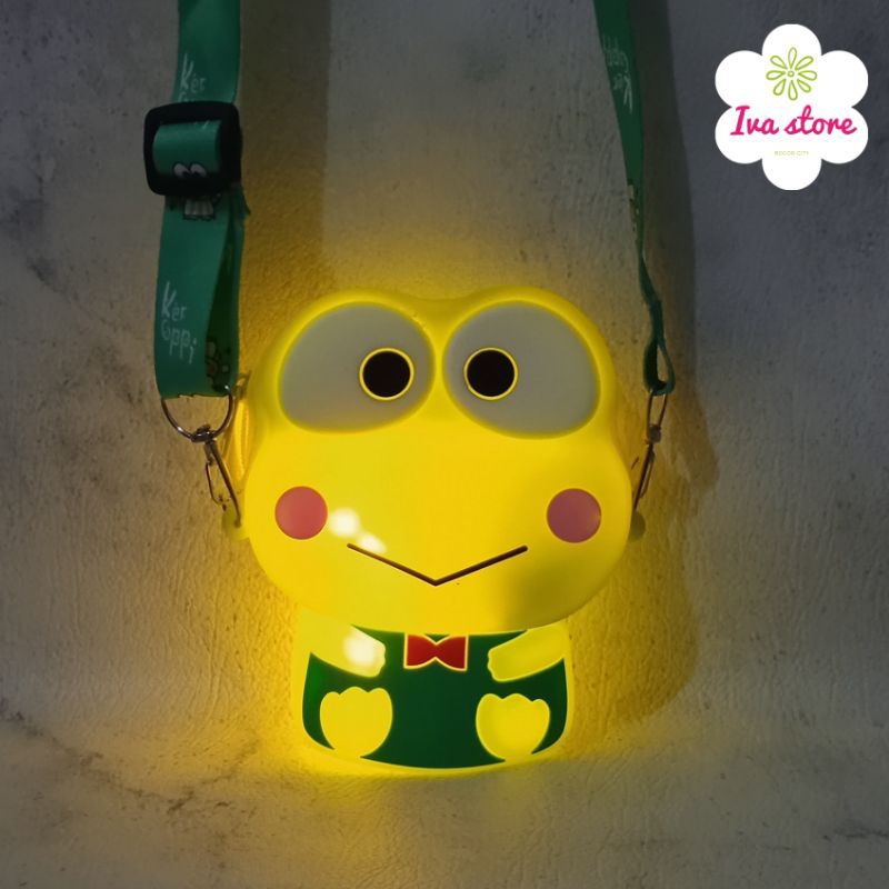 Tas selempang keropi LED size mini