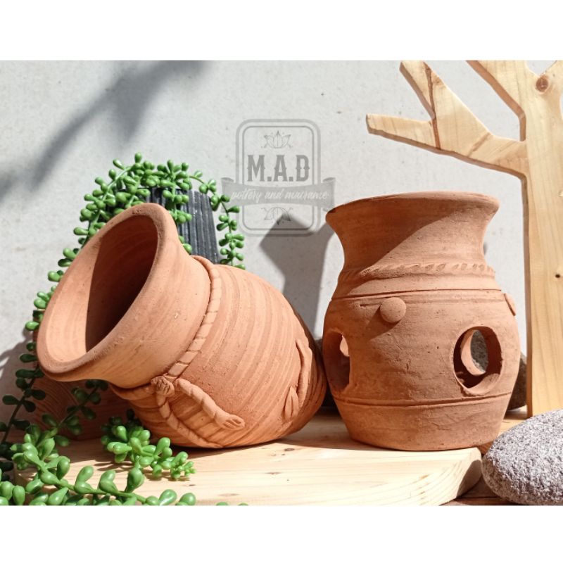 Tempat Sembunyi Ikan Gentong Kendi Hiasan Aquarium Model Terbaru Siklid Chana Botia Sidat Ikan Sapu