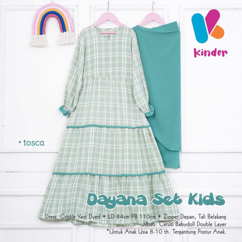 SETELAN GAMIS DRESS SYARI REMAJA MUSLIM CRINKLE YARN DYED ANAK CEWEK MUSLIM JILBAB BAHAN CERUTY BABY