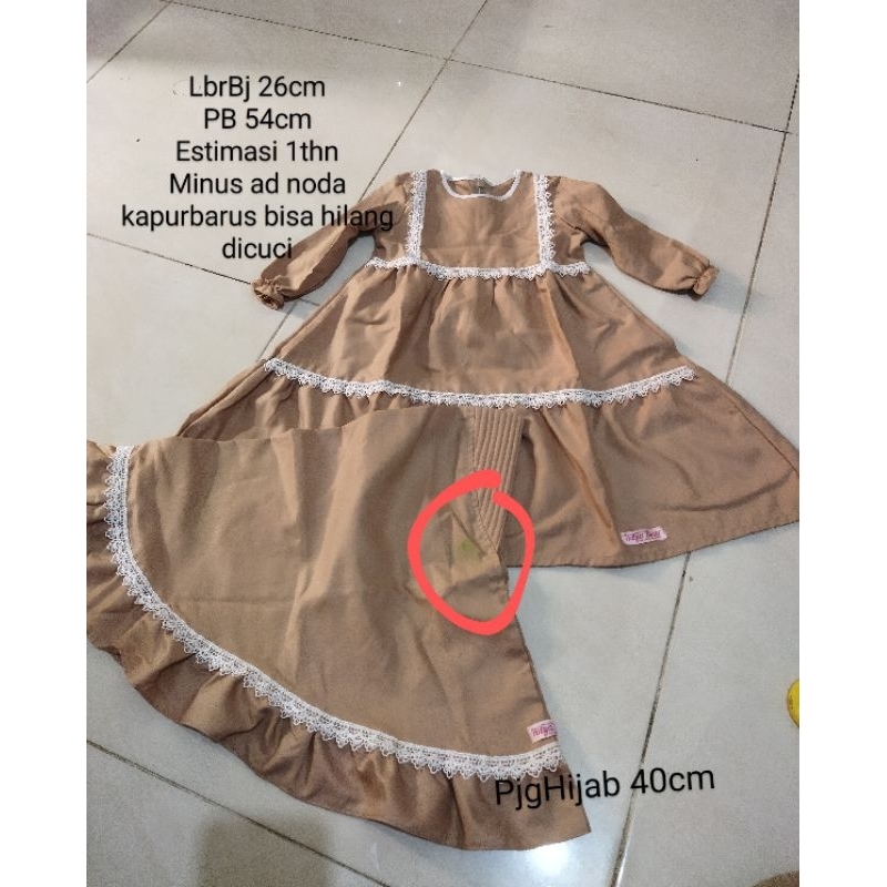 preloved gamis anak perempuan