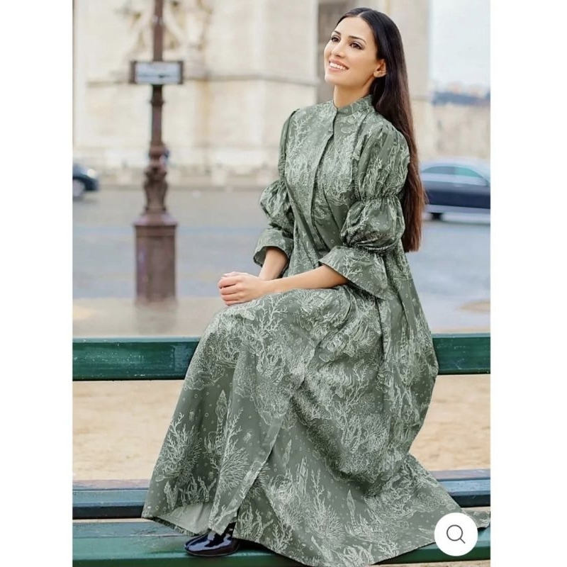 NEW EL MAR MINORCA PUFFY SLEEVE LONG OUTER SIZE L