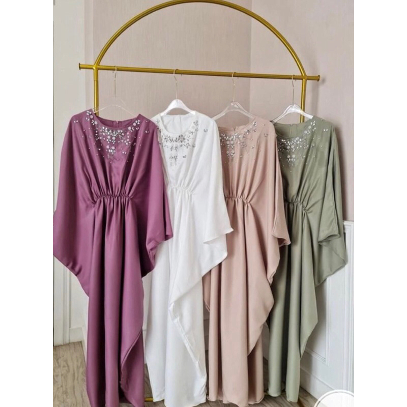 Tiara kaftan | Gamis idul fitri lebaran | Baju gamis terbaru